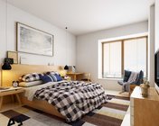 北欧小卧室 max2014 带贴图+效果图