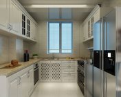 橱柜厨房模型  max2013 带贴图
