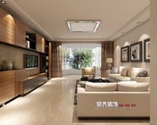 现代风格客厅 宜家背景墙 max2011 带贴图