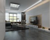 现代混搭客厅MAX2011，附贴图灯光材质渲染参数+效果图