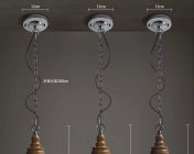 复古餐厅酒吧台 创意木纹水晶吊灯 MAX2012 带贴图