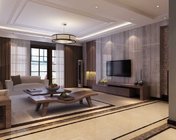 大气的新中式客餐厅 max2012 带贴图+效果图