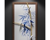 中式竹子立体挂画 max 2014 带贴图