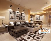 立体印象现代客餐厅-max 2012-贴图材质灯光齐全