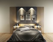 现代床3d模型 max2011 贴图灯光材质齐全