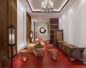 中式茶室-只看家具就值得下载-max2012-灯光材质贴图全