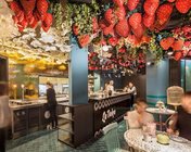 将草莓“种”在天花板上，一个爱丽丝梦游仙境般的甜品店