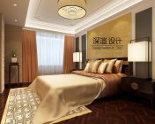 中式卧室 max2009 贴图灯光材质齐全