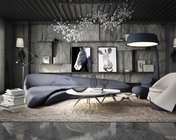 时尚后现代客厅 max2010 带贴图+效果图