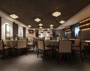 餐厅大厅散座 max2014 带贴图+效果图