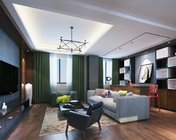 现代风格客餐厅 max2012 贴图灯光材质齐全