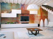 巴塞罗那极简多彩样板房设计