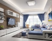 宜家风现代客厅 max2012  贴图材质灯光都有+效果图