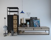 后现代家居装饰品 max2010 贴图材质齐全