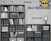 宜家IKEA 比利书柜 max2010 带贴图