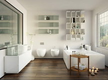 48个浴室、浴缸、洗漱台、镜子等3D模型合集 Archmodels vol. 168