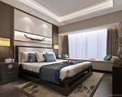 精美新中式卧室床模型 MAX2012 灯光材质齐全