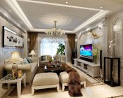 欧式客厅+卧室 max2012  贴图材质灯光齐全+效果图