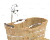 木桶浴缸 max2010 带贴图