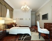 靓丽的现代卧室-2011版-带贴图灯光材质+效果图