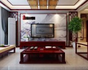 中式客厅+餐厅-max2011-贴图灯光材质都有+效果图