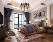 简欧卧室模型 max2013 贴图材质灯光齐全