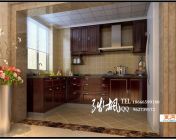 欧式开敞式厨房模型-max2010-带贴图