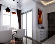 后现代客餐厅 3Dmax2012 贴图灯光材质全