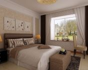 现代家装卧室3d模型-09版-带贴图+效果图