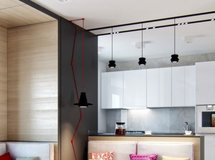乌克兰设计师 Свирид Д的城市Loft 风色彩简约公寓