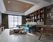 现代客厅 材质贴图全 MAX2014+效果图