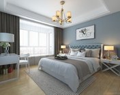 一个空间两个现代简约卧室模型 max2014 带贴图+效果图