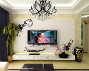 现代客厅 max2009版 贴图灯光材质齐全+效果图