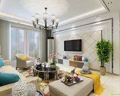 现代客餐厅 max2016 带贴图+效果图