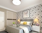 现代家装卧室 max2014 贴图灯光材质齐全+效果图