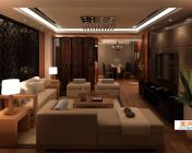 全套现代家装模型沉稳木色风-max2009+贴图
