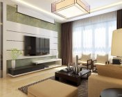 现代小清新客餐厅+厨房 max2014 带贴图+效果图