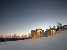 挪威滑雪胜地附近的乡间别墅