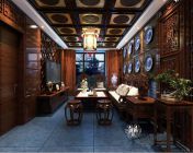 中式新古典客餐厅-09版-附贴图材质贴图（阴森）
