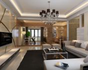 现代客厅+餐厅+玄关,MAX2011 附带贴图灯光材质+效果图