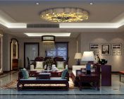 时尚中式设计客餐厅 3Dmax2012 附贴图材质灯光