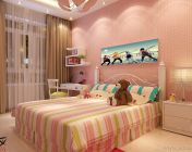 女儿房卧室模型-贴图灯光材质齐全-max2009