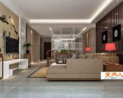 新中式客厅模型-max2009贴图-灯光-材质-齐全