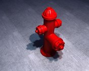 室外红色消防栓模型 max2012 带贴图
