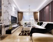现代客餐厅-max2012-带贴图+效果图