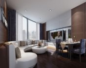 异形客厅弧形沙发3D模型下载-高楼住宅(迪拜)