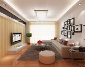 现代风格客厅+餐厅模型-max2009-贴图-效果图