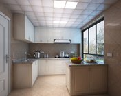 两套简约厨房 max2012 贴图材质灯光齐全+效果图