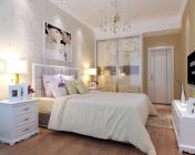 非常温馨漂亮的卧室-09版-带贴图灯光材质+效果图