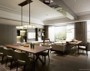 现代客餐厅 max2014 贴图灯光材质齐全
